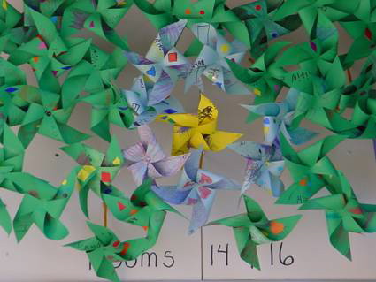kindergarten pinwheels